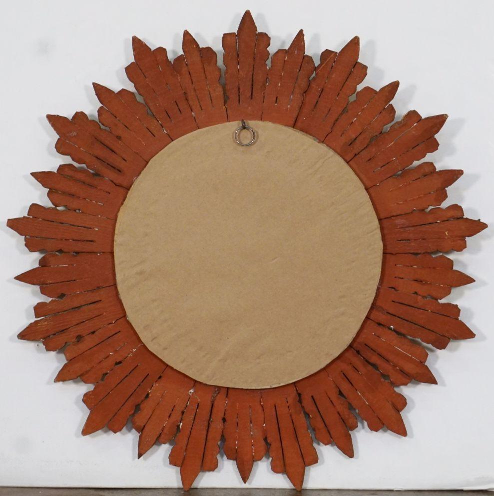 Französisch vergoldet Sunburst oder Starburst Spiegel (Durchmesser 24) im Angebot 6