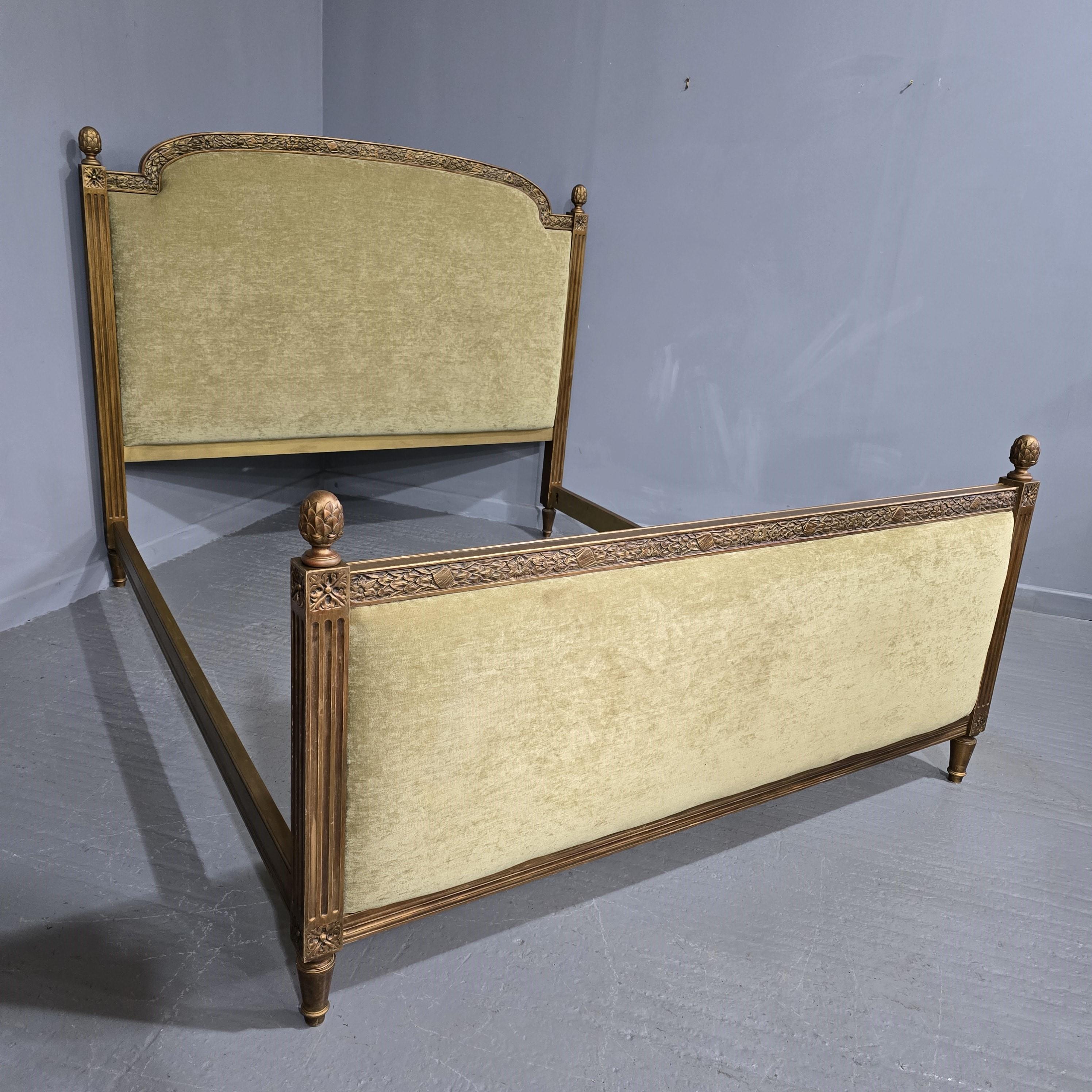 XIXe siècle Lit Super King en vermeil français en vente