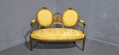 French Gilt Two Seat Sofa