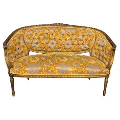 French Gilt Two Seat Sofa
