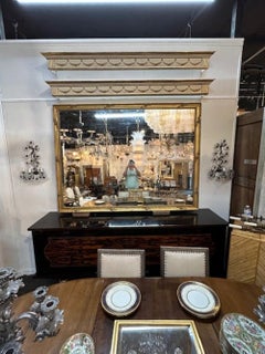 French Gilt-Wood Transitional Mirror