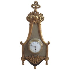 French Giltwood Wall Clock
