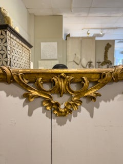 French Giltwood Belle Epoque Console Mirror