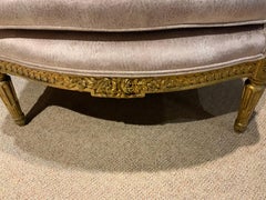 French Giltwood Bergere Chair, 19th Century