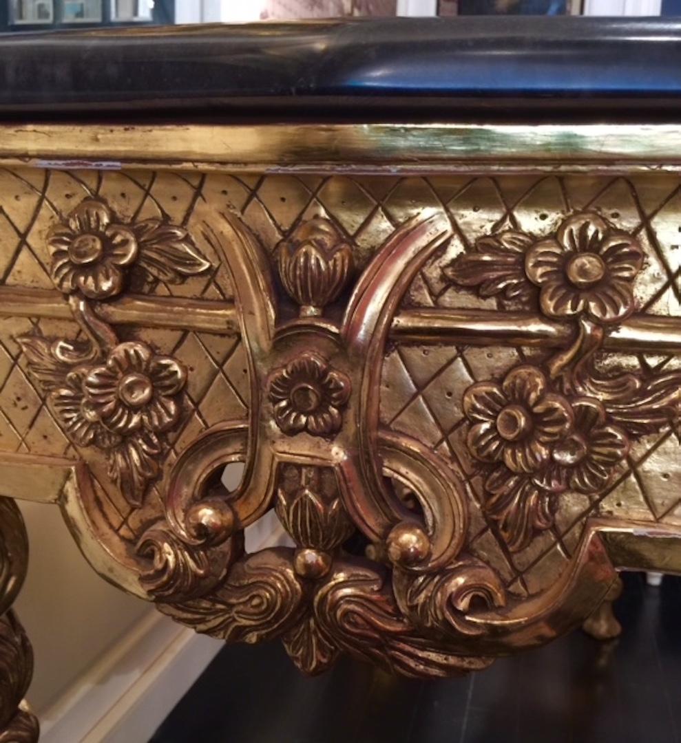 20th Century French Giltwood Center Table 