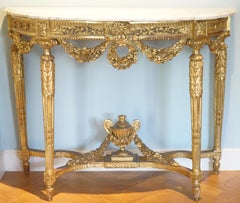 French Giltwood Console