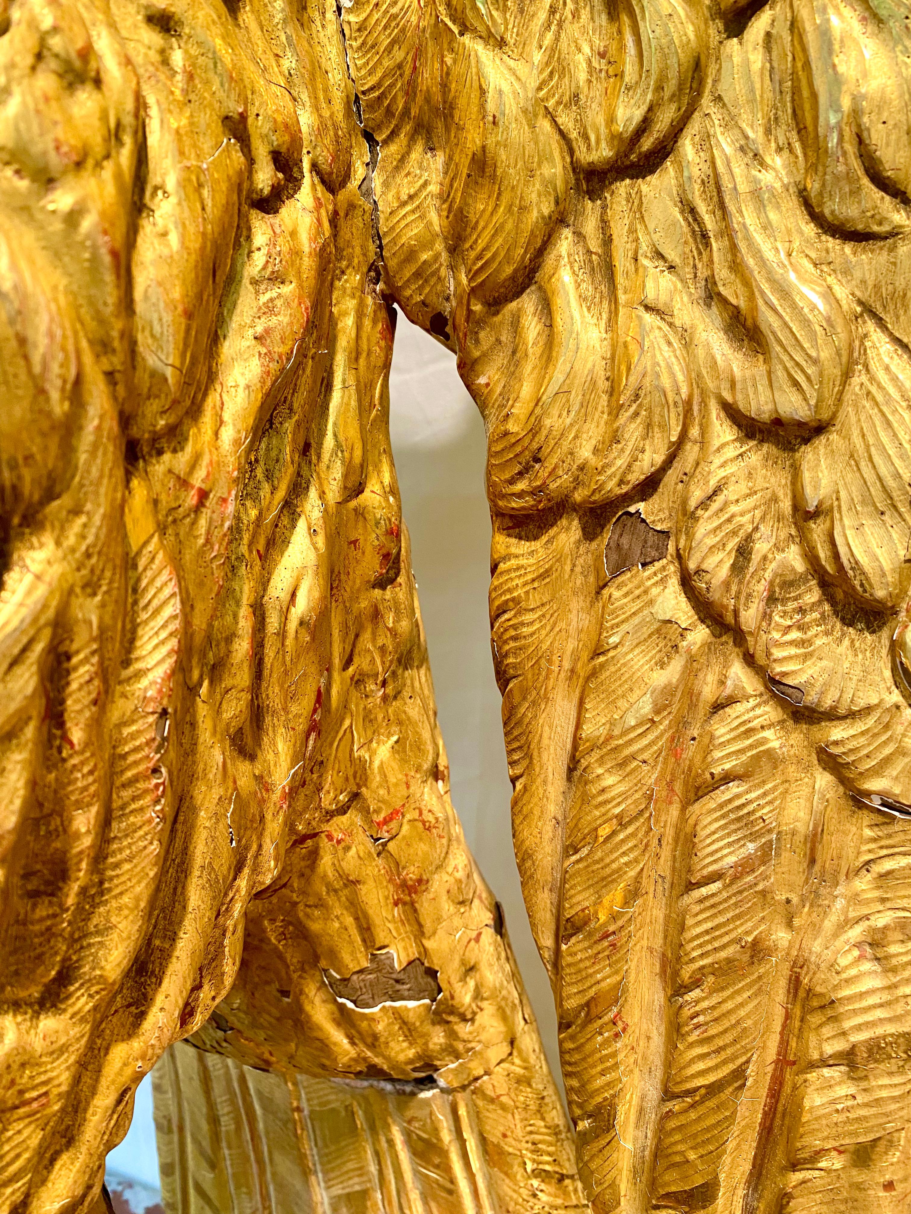 Französische Adler-Skulptur aus Giltwood im Angebot 5