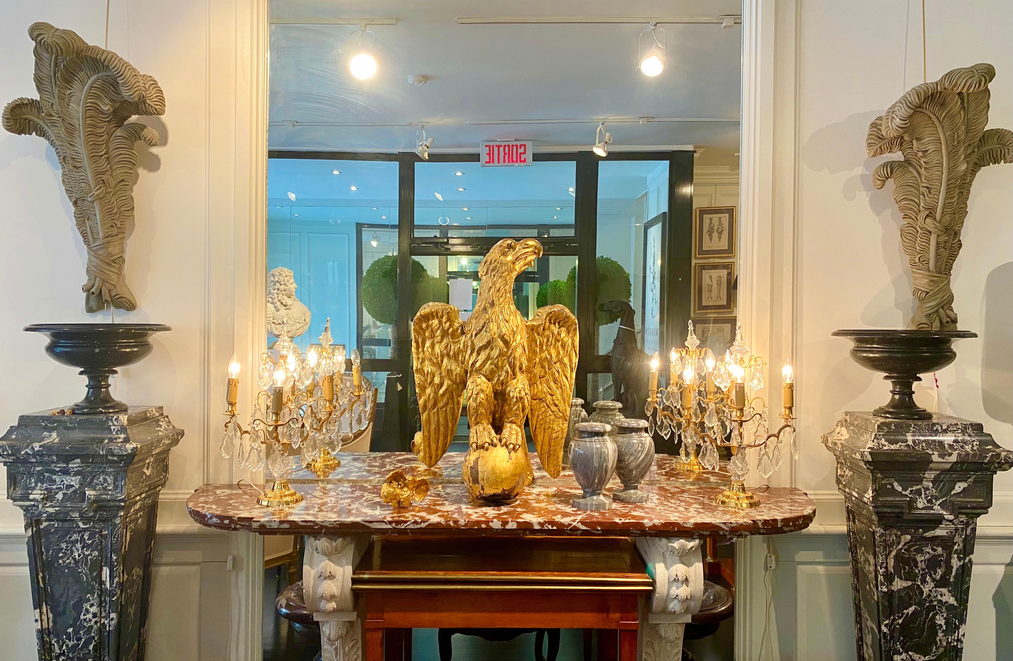French Giltwood Eagle Sculpture For Sale 14