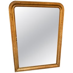 French Giltwood Louis Philippe wall mirror