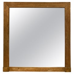French Giltwood Mantle Mirror