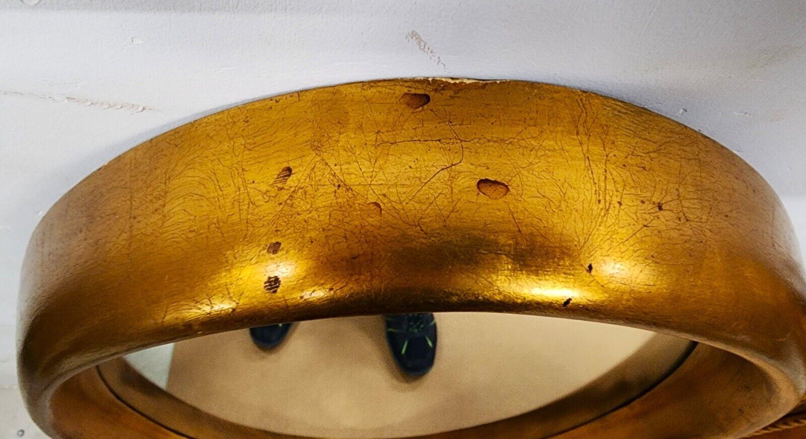 French Giltwood Mirror Gold Leaf Vintage Huge For Sale 3