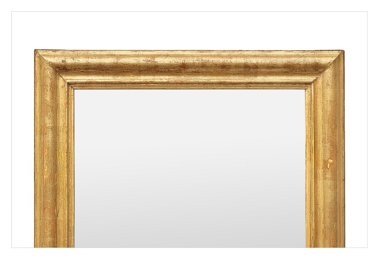 Louis Philippe French Giltwood Mirror Louis-Philippe Period, circa 1850 For Sale