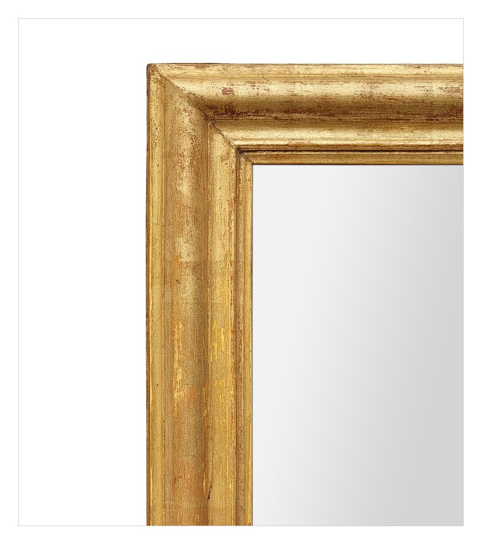 French Giltwood Mirror Louis-Philippe Period, circa 1850 In Good Condition For Sale In Paris, FR