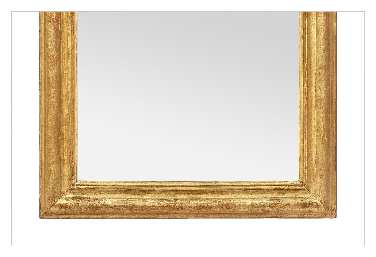 Mid-19th Century French Giltwood Mirror Louis-Philippe Period, circa 1850 For Sale