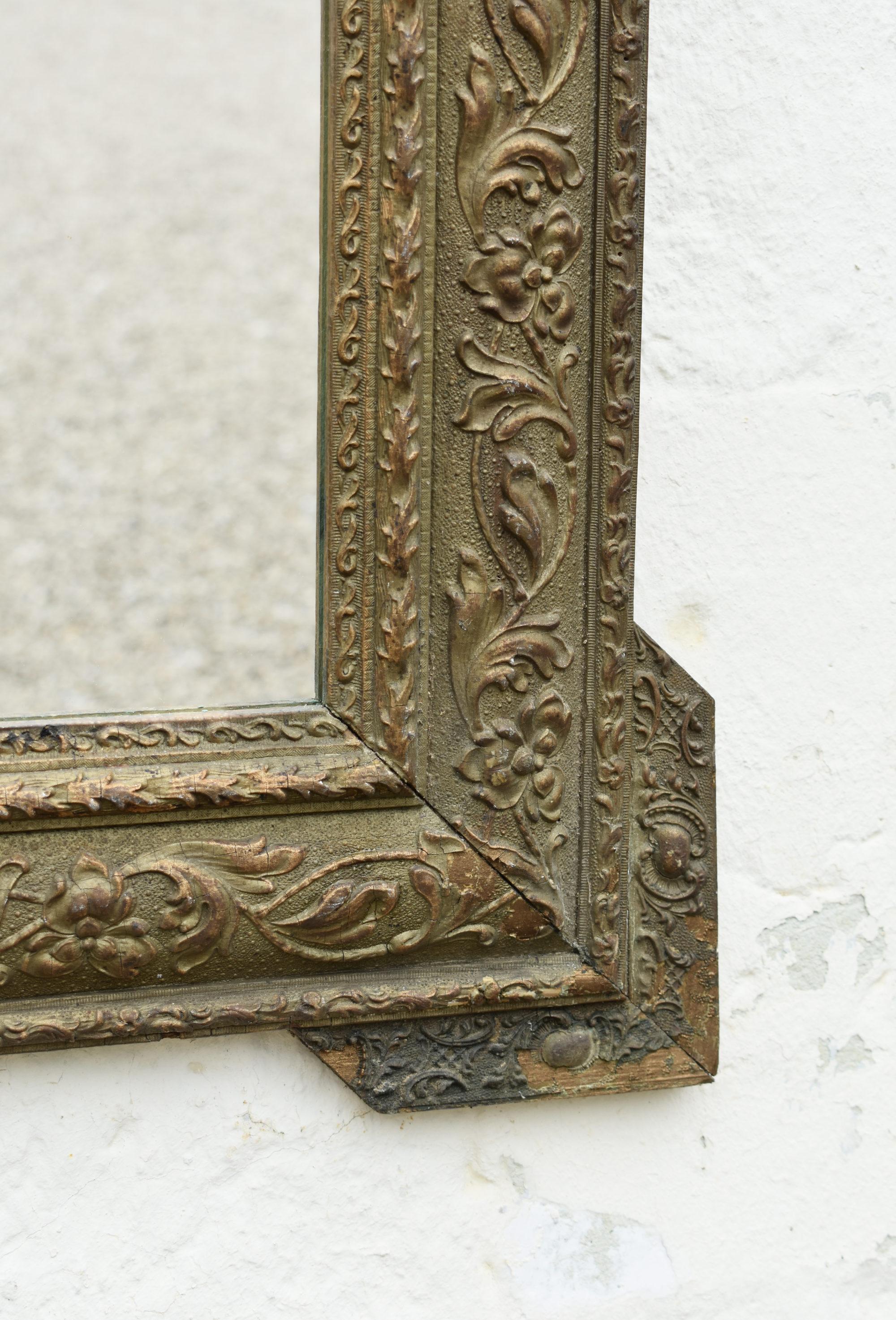 Specchio francese in legno dorato Napoleone III Secondo Impero in vendita 7