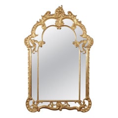 French Giltwood Mirror Rococo Style Mirror From Paris