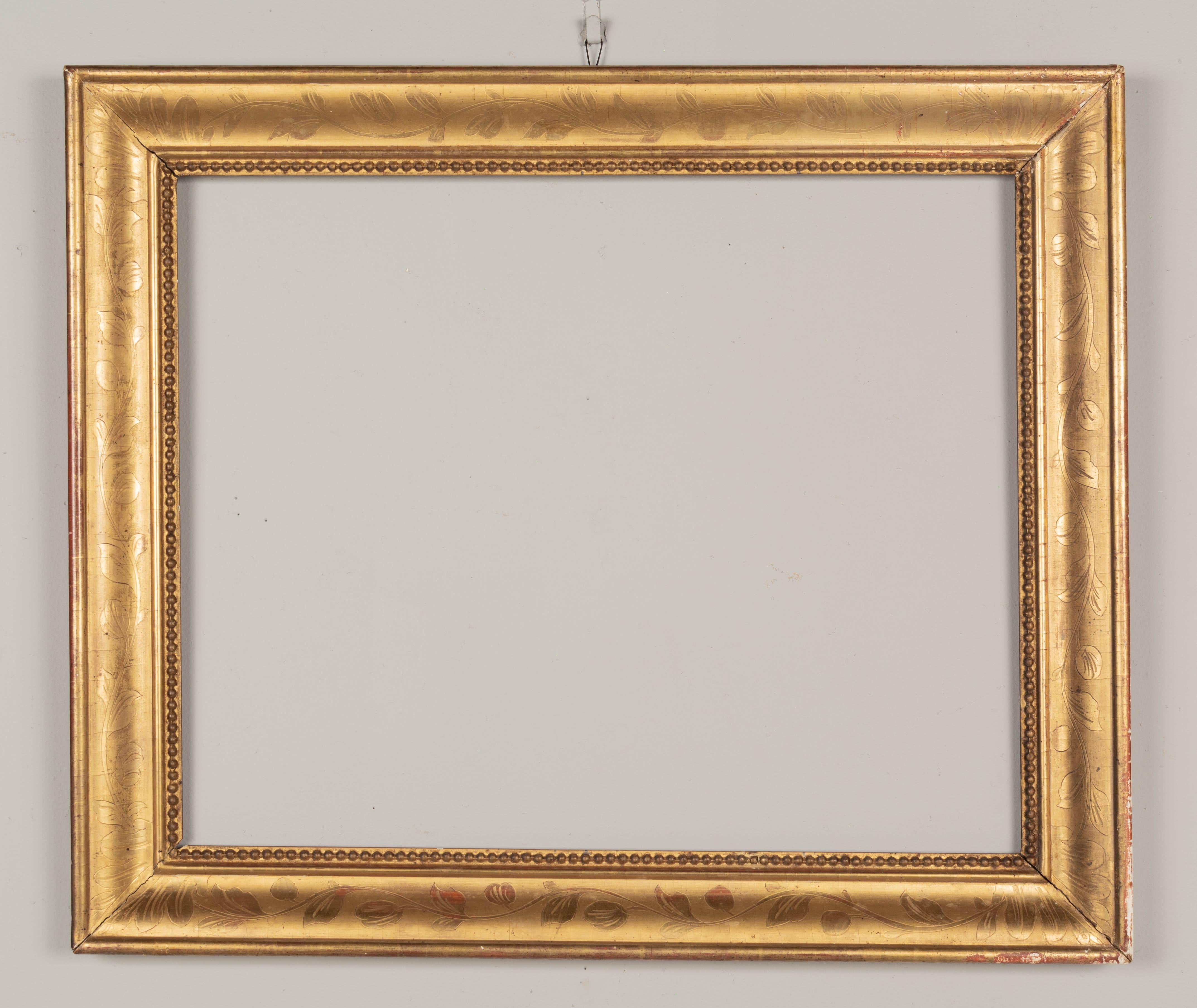 Louis-Philippe Cadre photo en bois doré français en vente