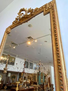 French Giltwood Pier Mirror, circa 1820