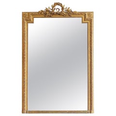 Miroir d'embarcadère en bois doré, vers 1820