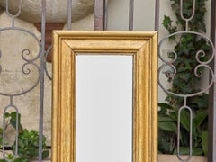 French Giltwood Rectangular Wall Mirror, circa 1920