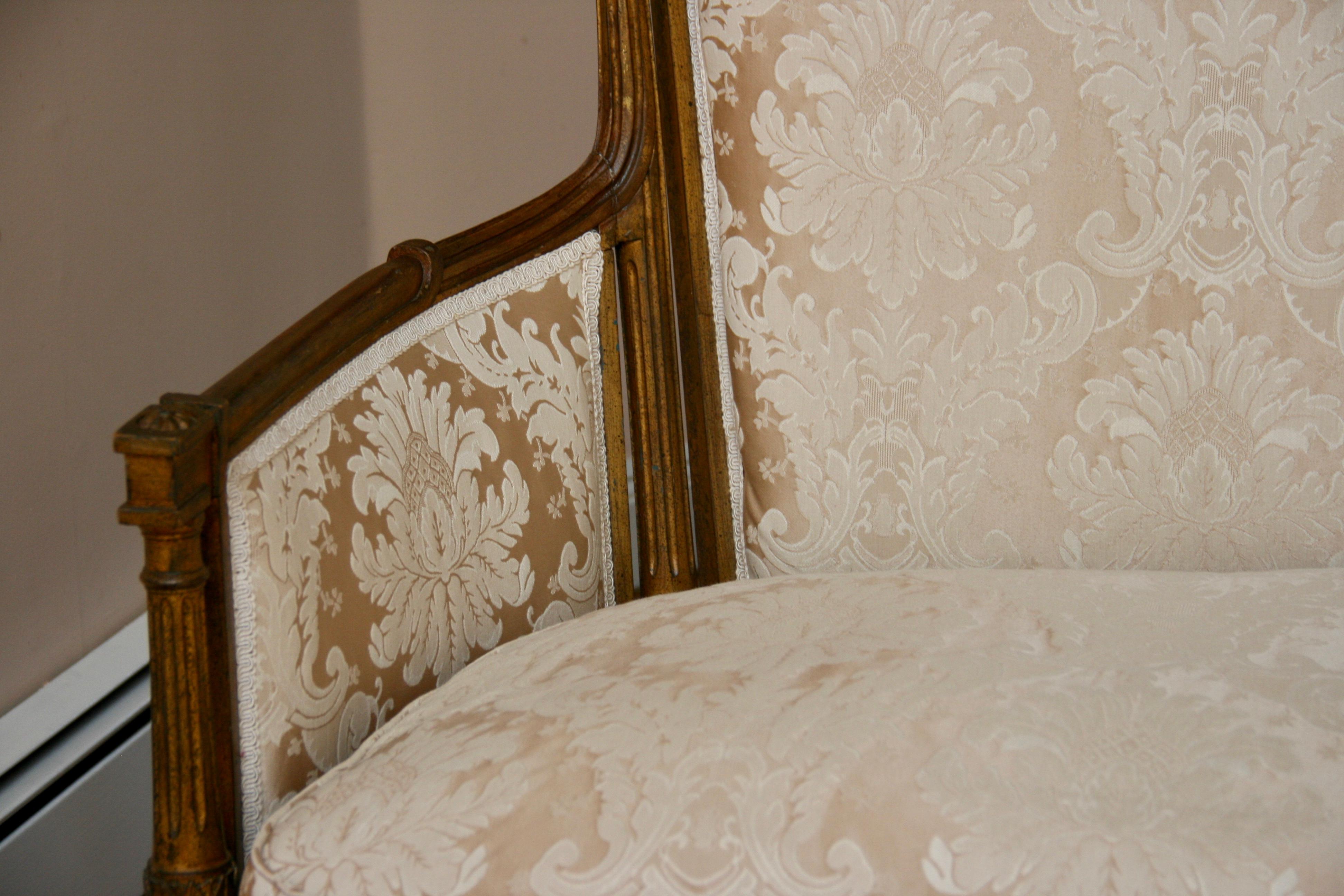 French Giltwood Sofa Settee For Sale 1