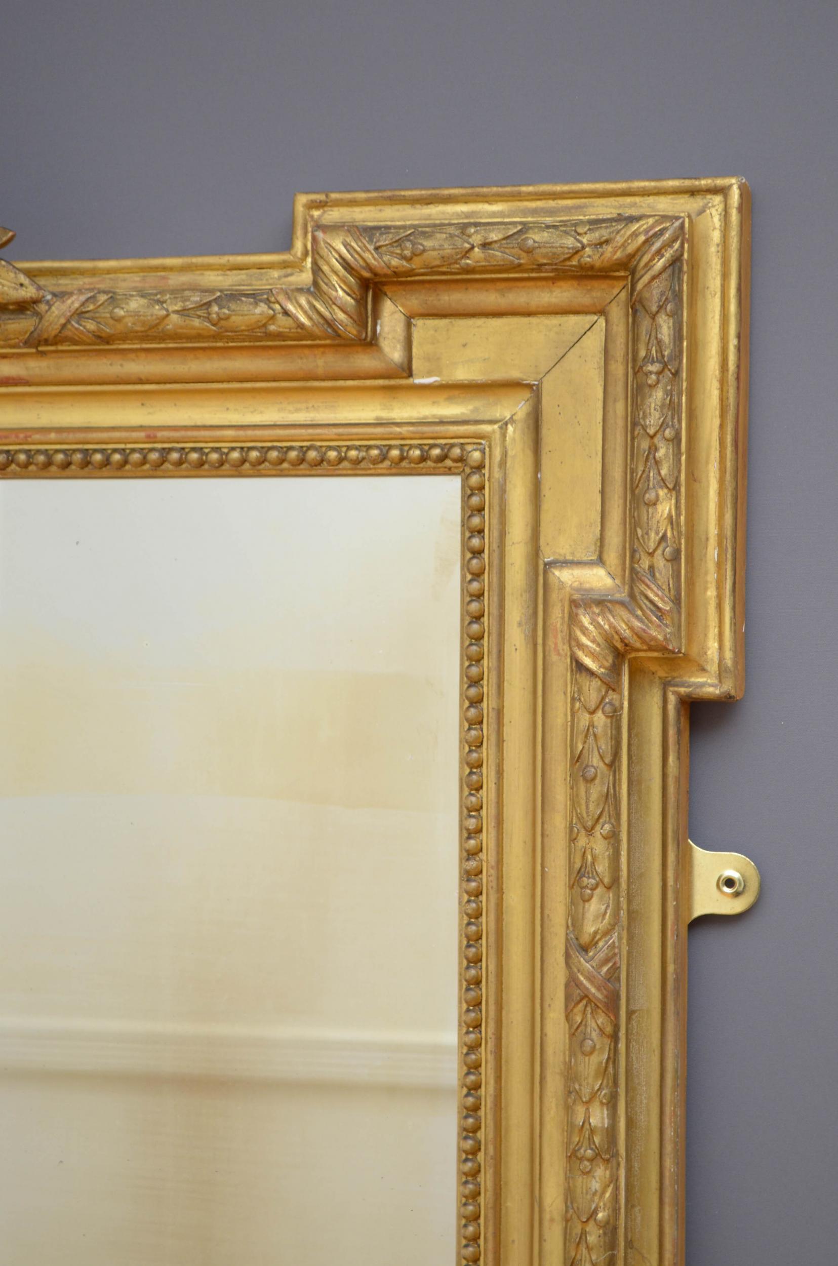 French Giltwood Wall Mirror 5