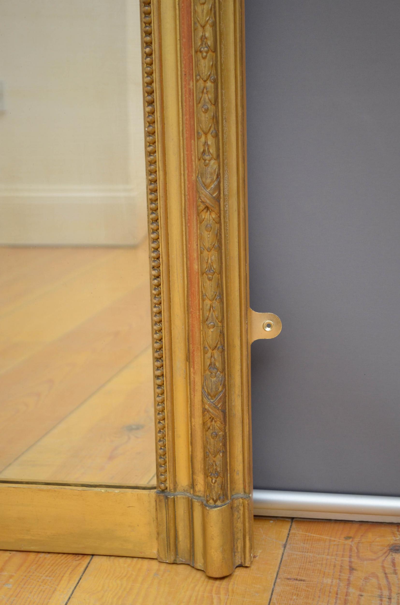 French Giltwood Wall Mirror 7