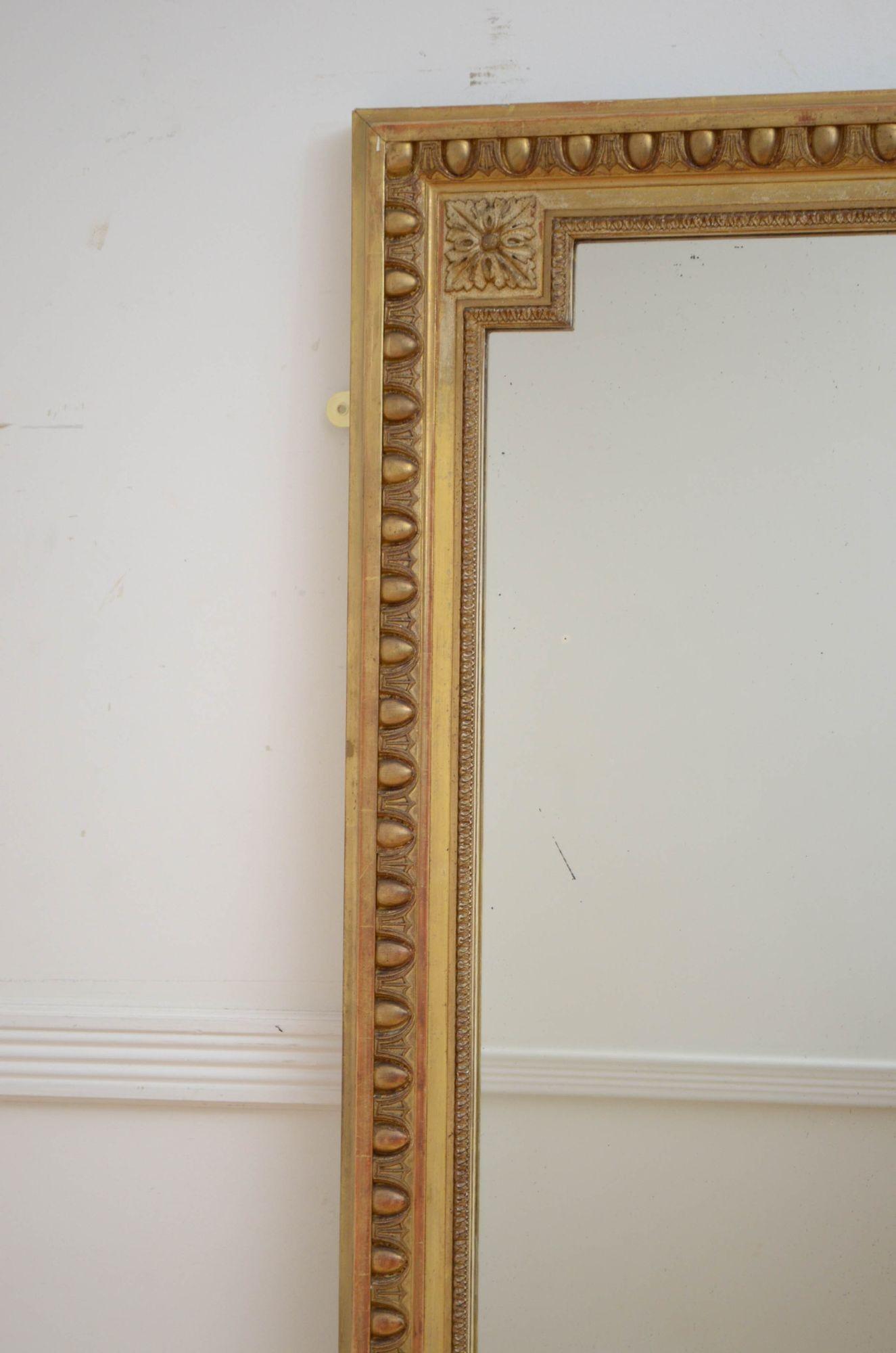 19th Century French Giltwood Wall Mirror