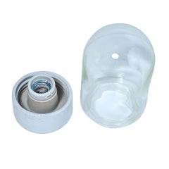 French Glass and Porcelain Light