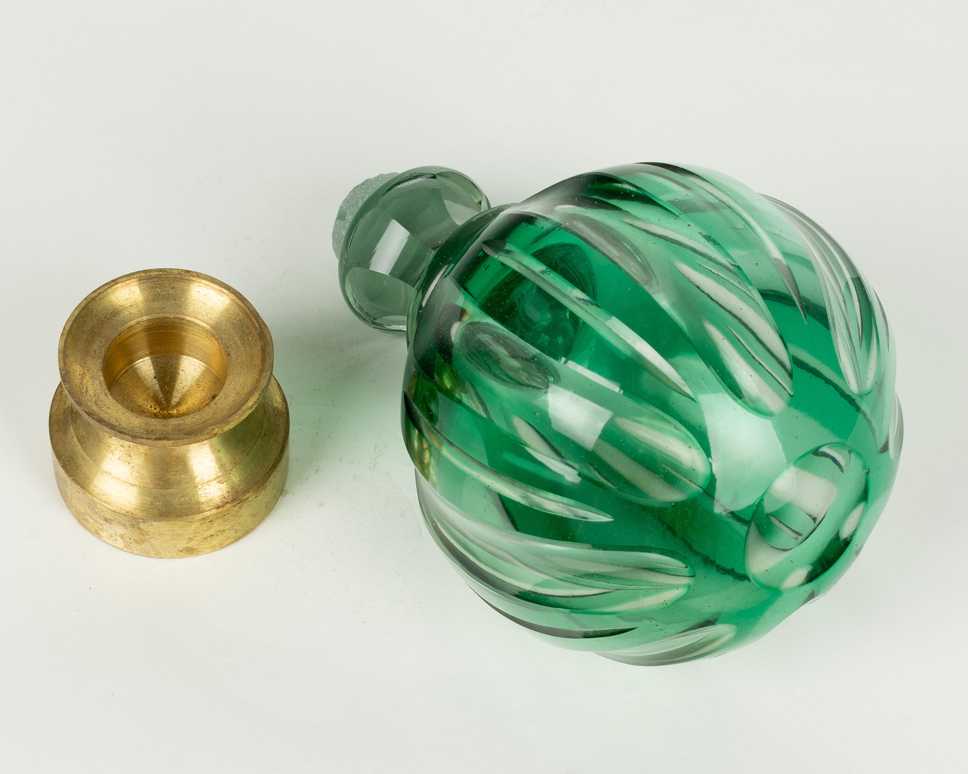 French Glass Boule d'Escalier or Newel Post Finial In Good Condition In Winter Park, FL