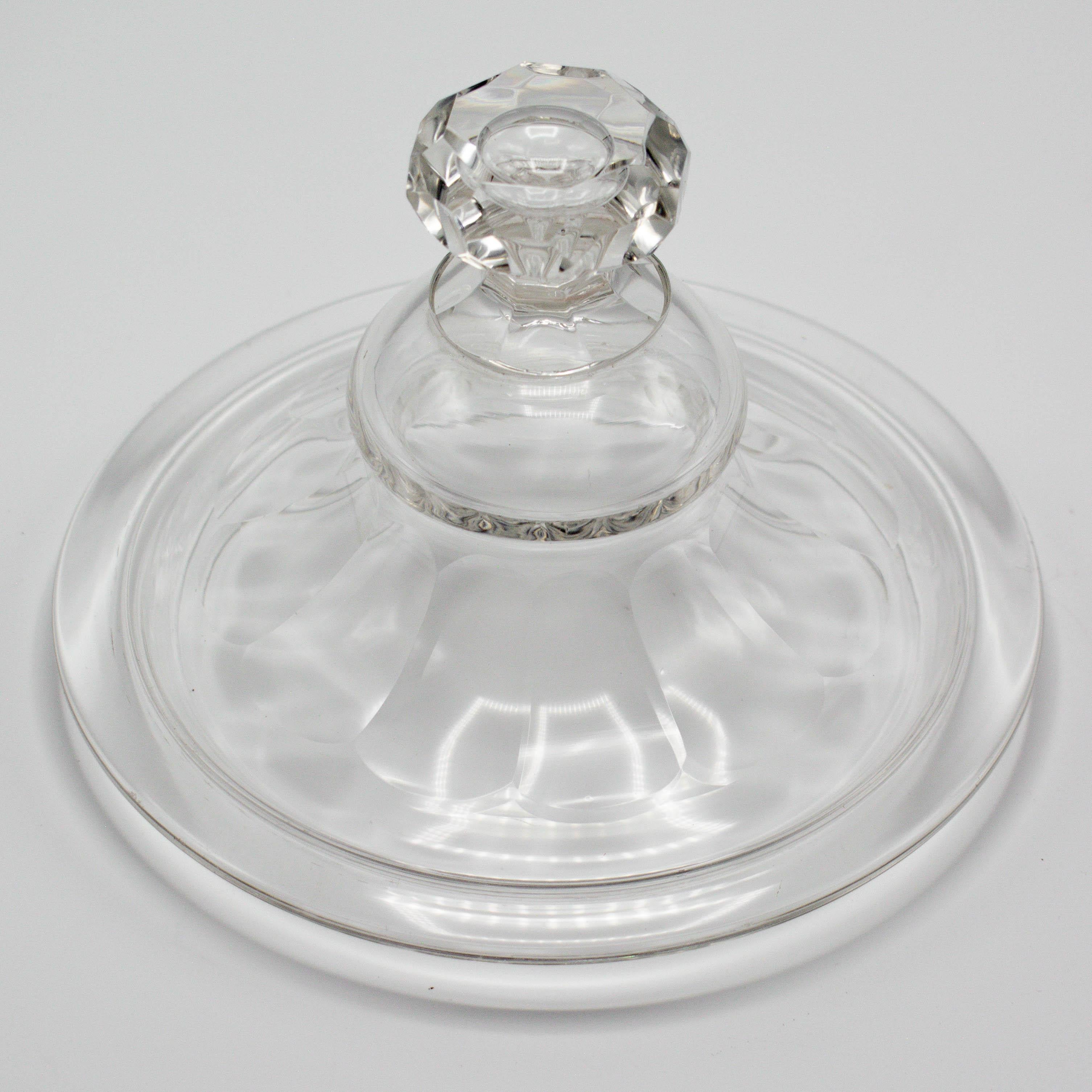 French Glass Candy Jar For Sale 2