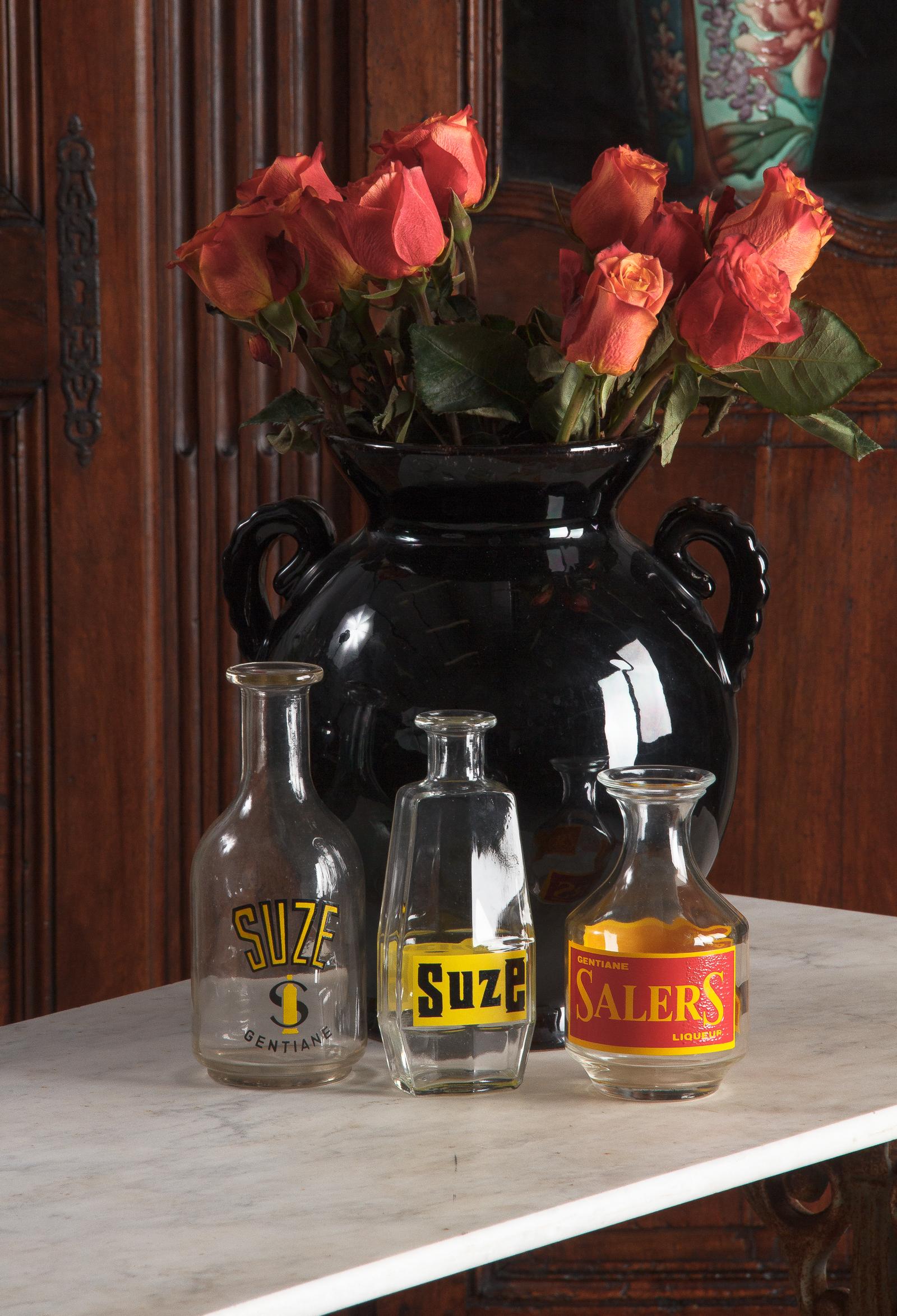 French Glass Carafe Advertising Suze Liqueur, 20th Century 6