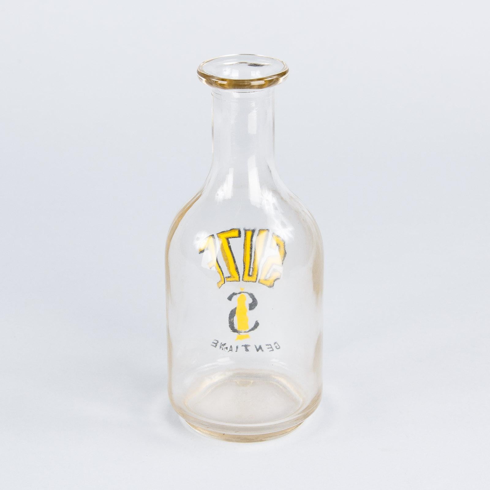 French Glass Carafe Advertising Suze Liqueur, 20th Century 1