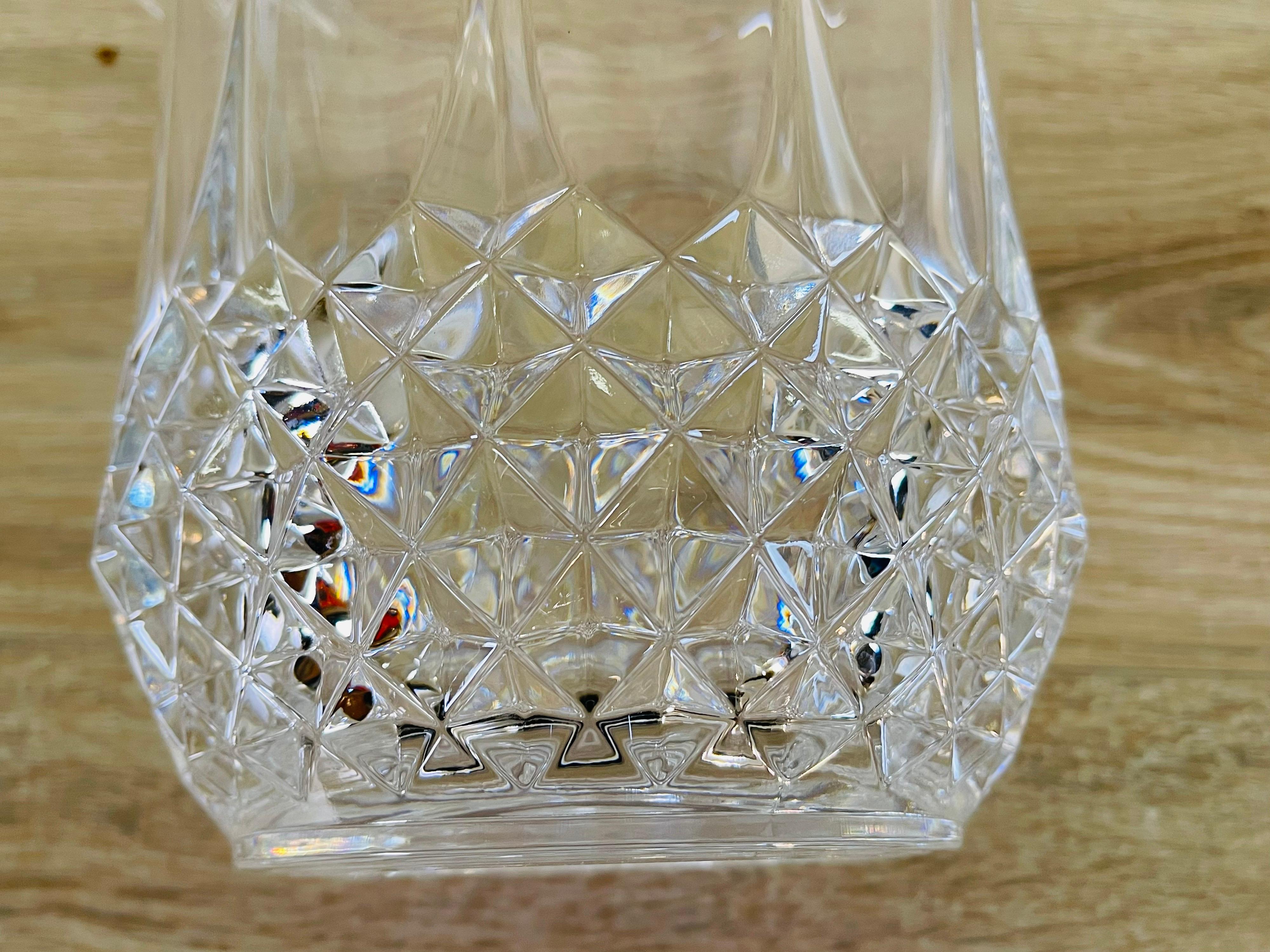 Mid-Century Modern French Glass Crystal Ice Bucket