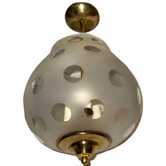 Französische Glaslaterne