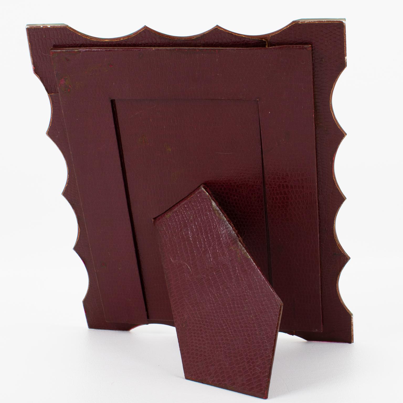 French Beveled Glass Picture Frame, circa 1940