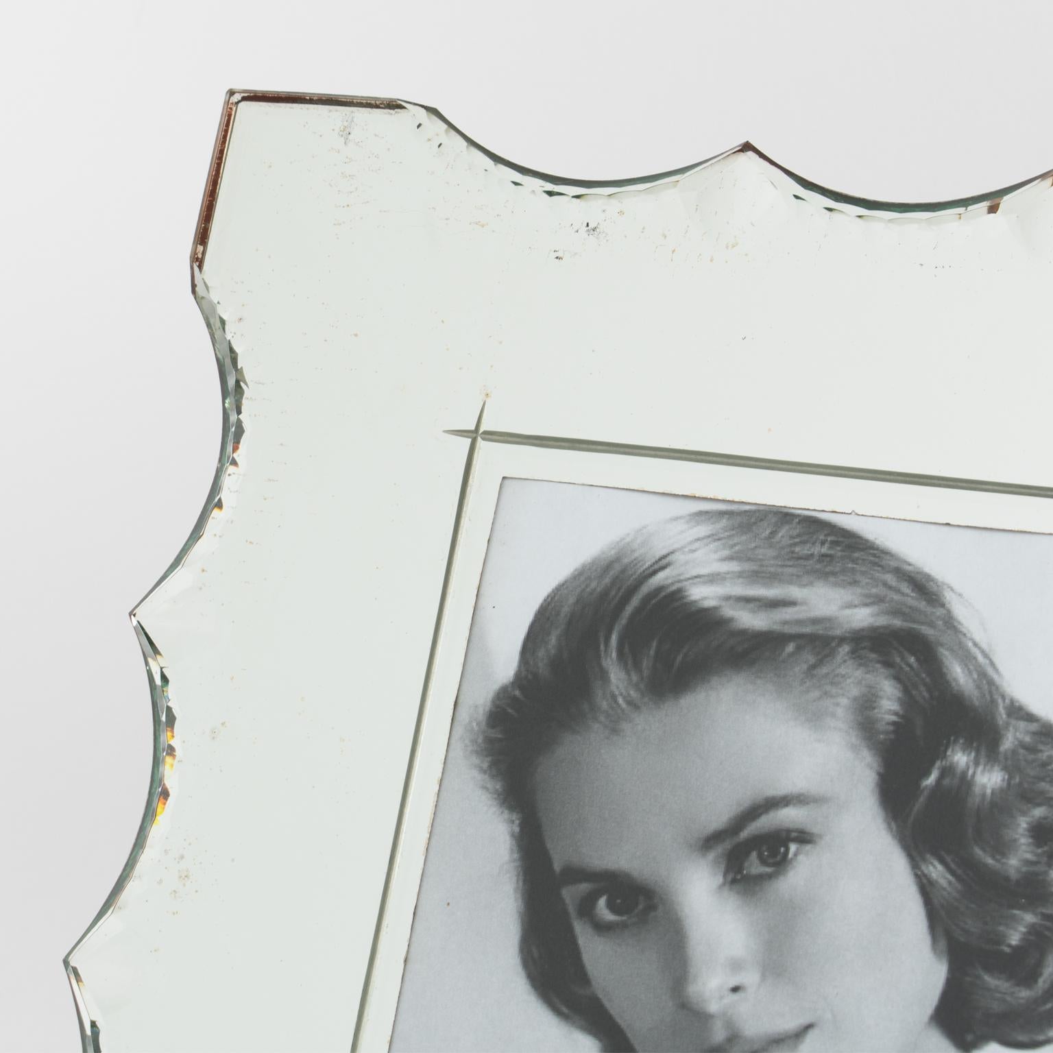 Beveled Glass Picture Frame, circa 1940 1