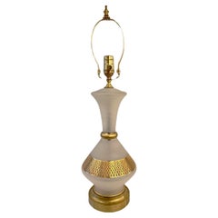 Retro French Glass Table Lamp