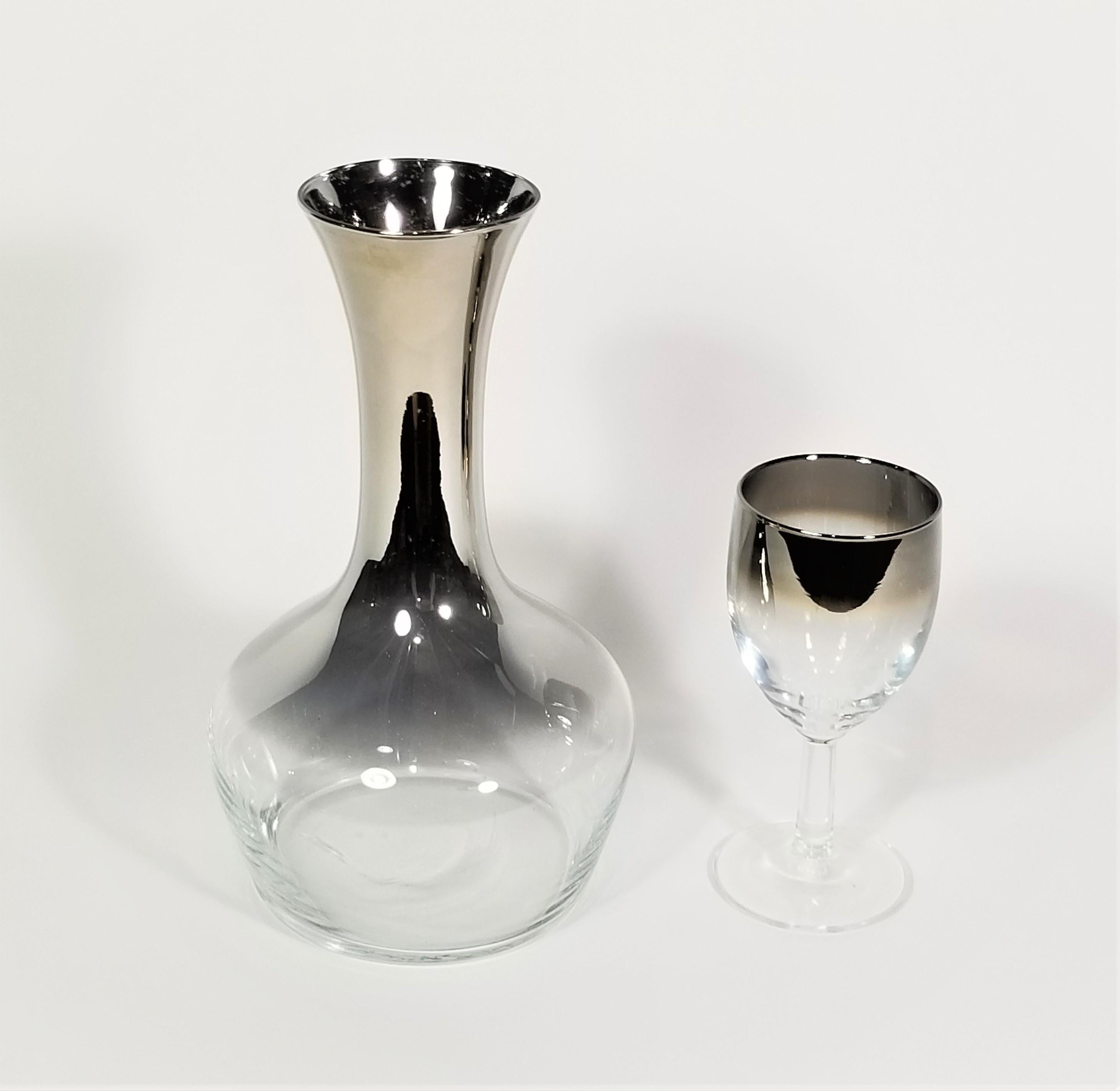 French Glassware Barware Mid-Century 1960s, Made in France  For Sale 7