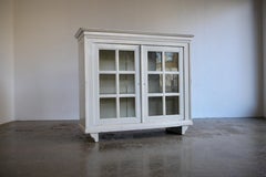 French Glazed Country Cabinet
