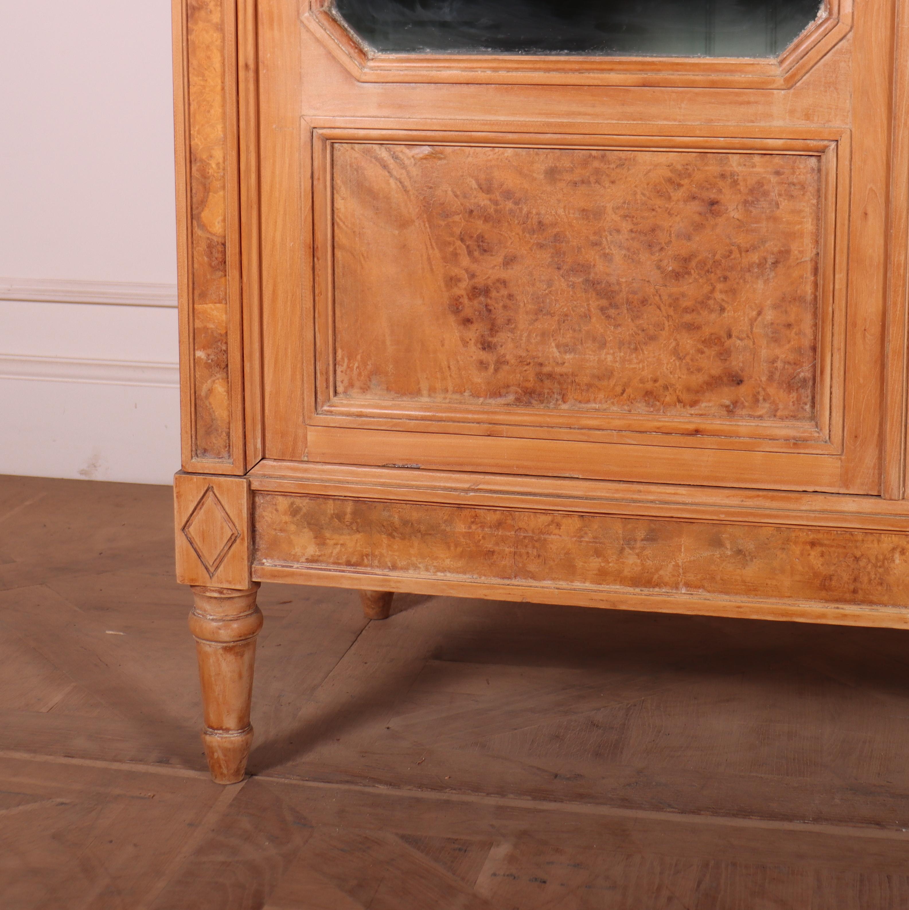 19th Century French Glazed Display Cabinet For Sale