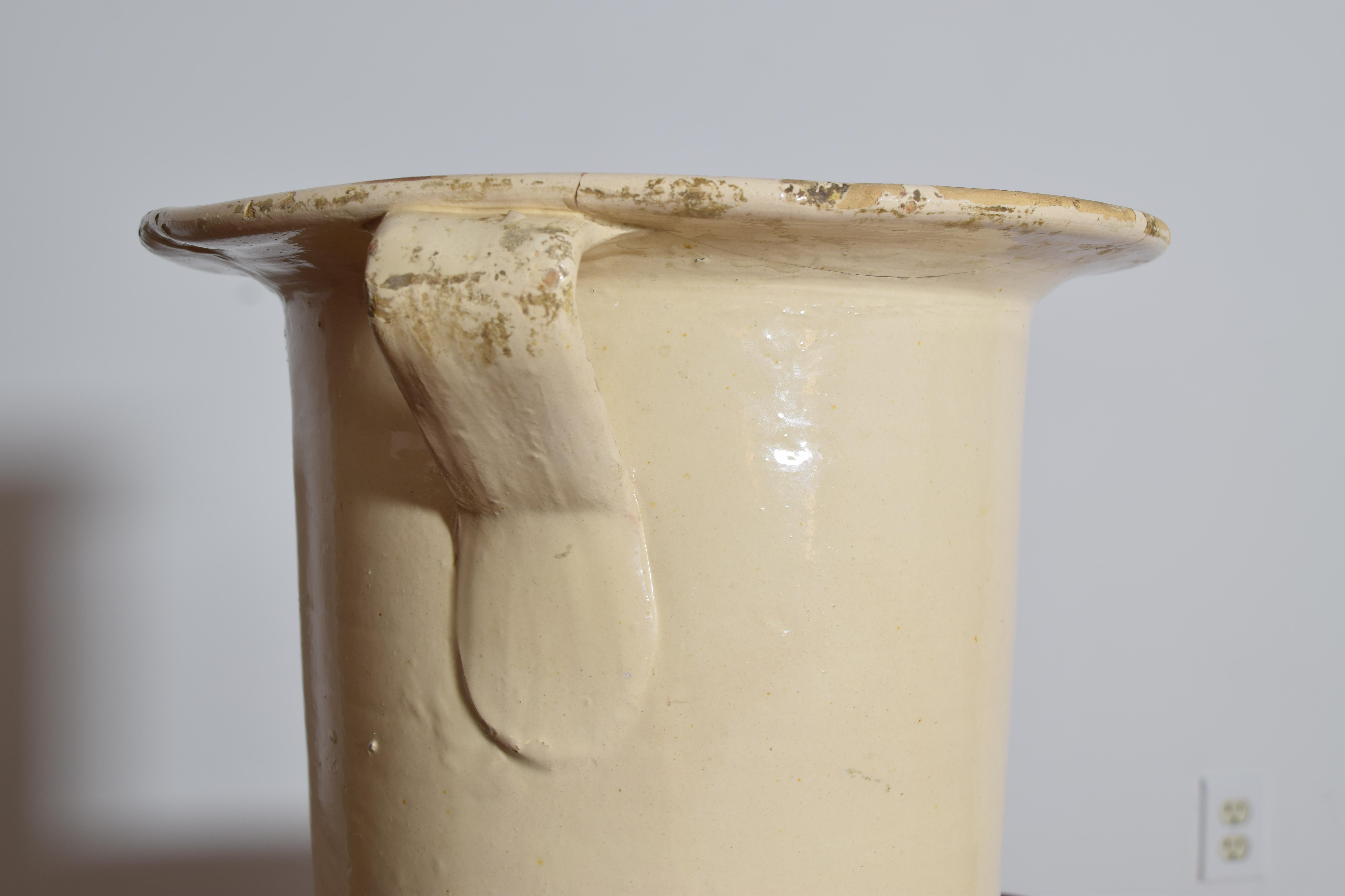 Francese Pentola per confit in gres smaltato francese, XIX secolo in vendita