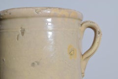 French Glazed Stoneware Confit Pot