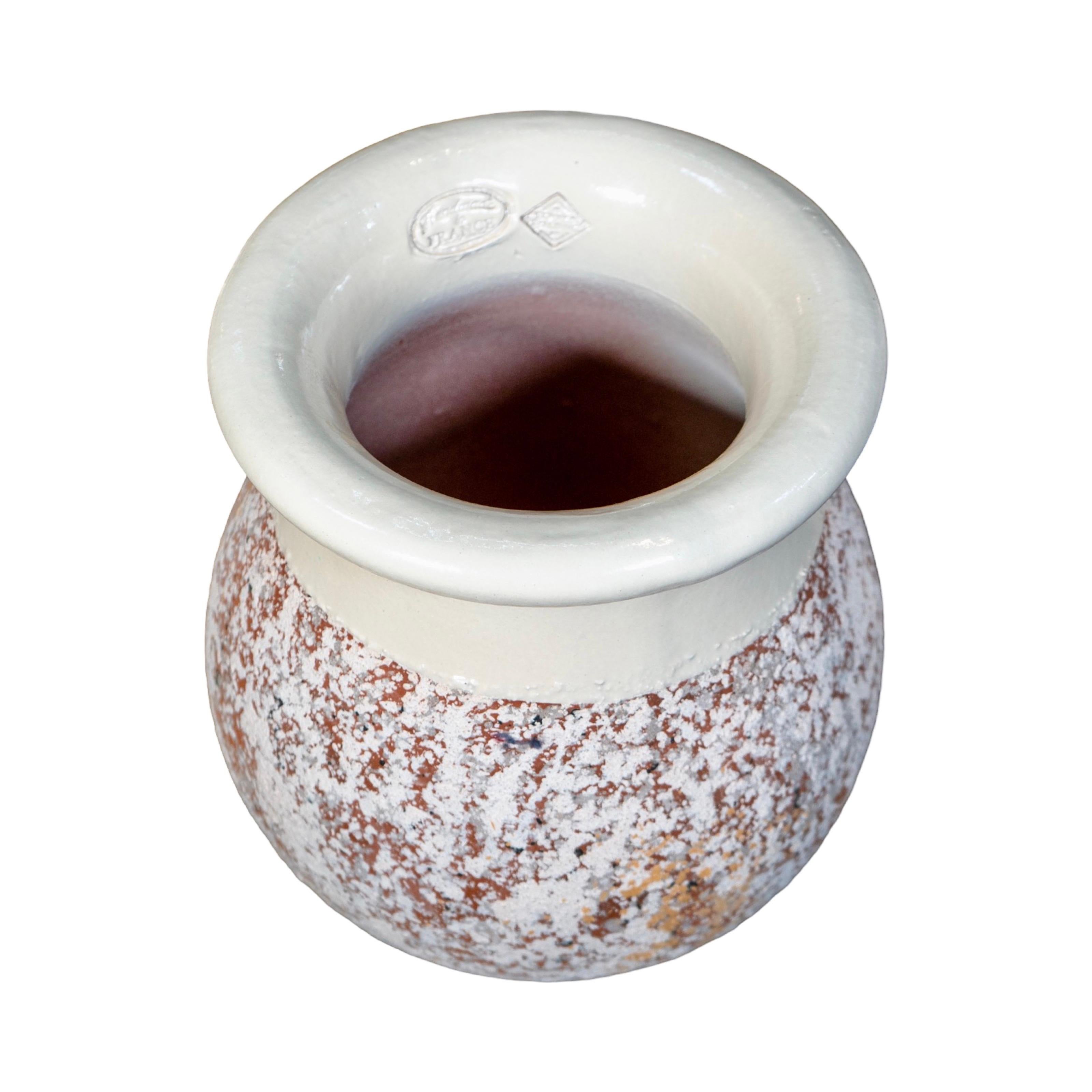 Contemporary French Glazed Terracotta Oil JAR im Zustand „Neu“ im Angebot in Dallas, TX