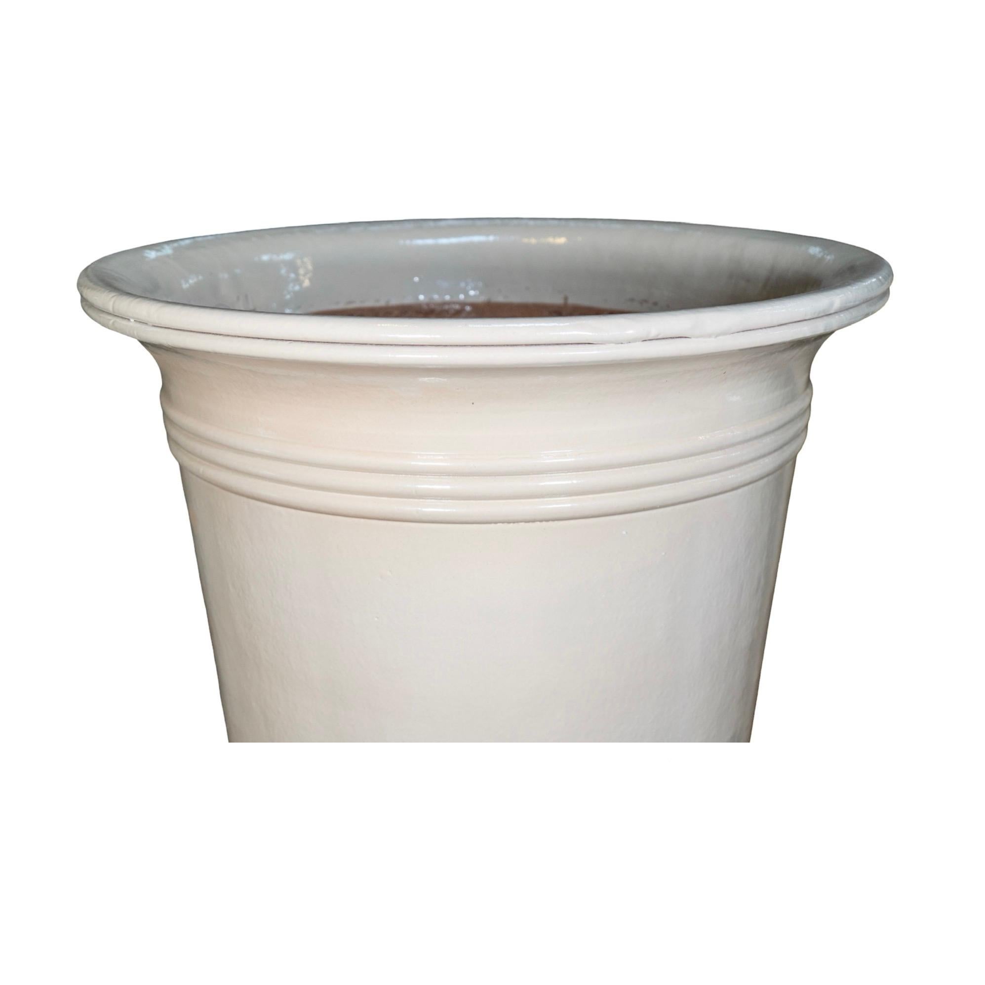 French Glazed Terracotta Planter For Sale 2