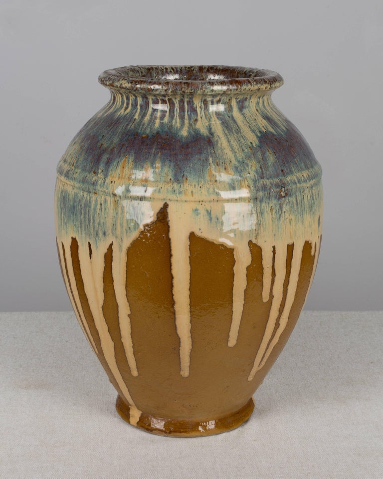 French Glazed Terracotta Pottery Vase at 1stDibs french pottery