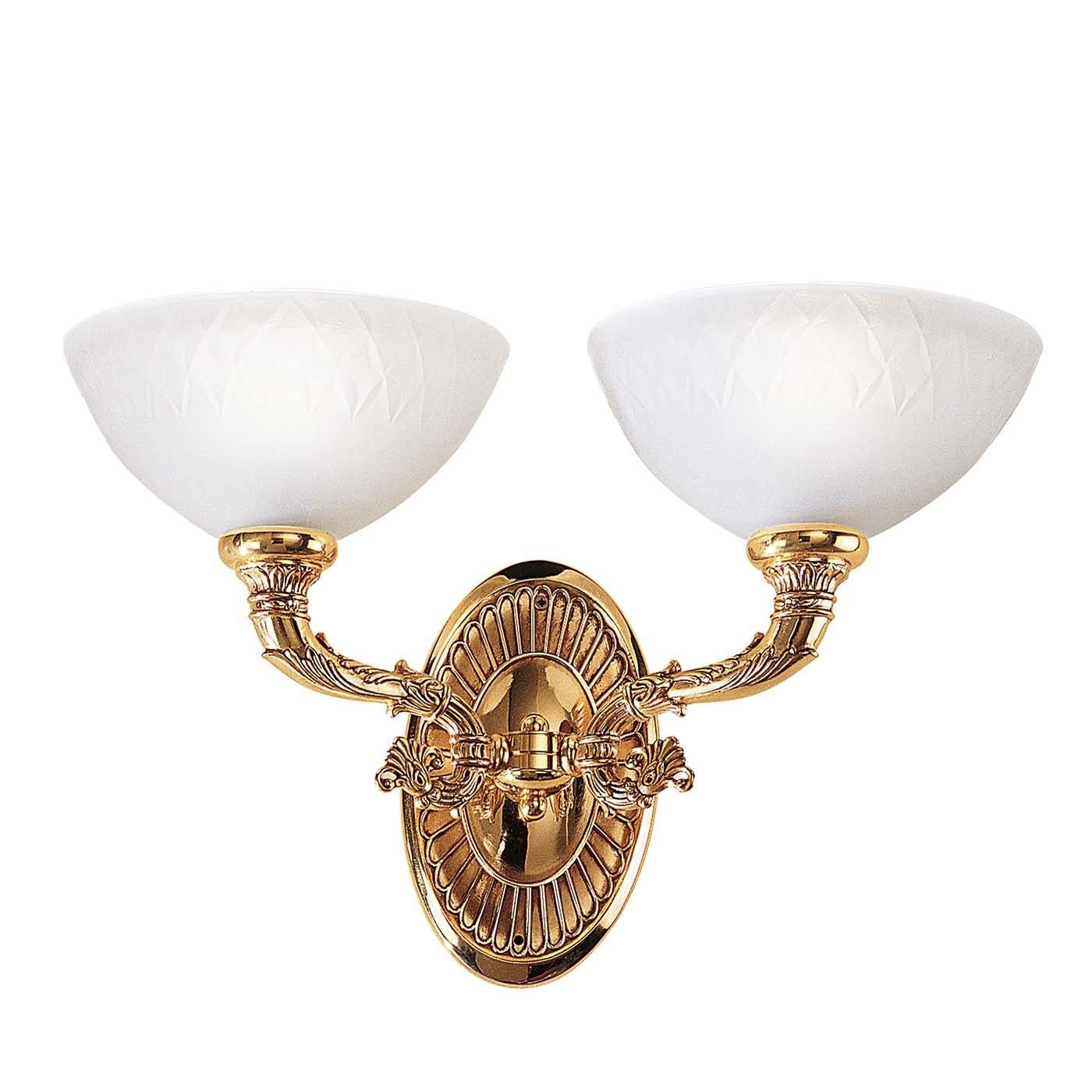 French Gold 2-Light Sconce For Sale