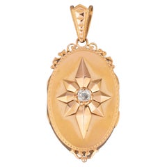 French Gold and Diamonds Antique Locket