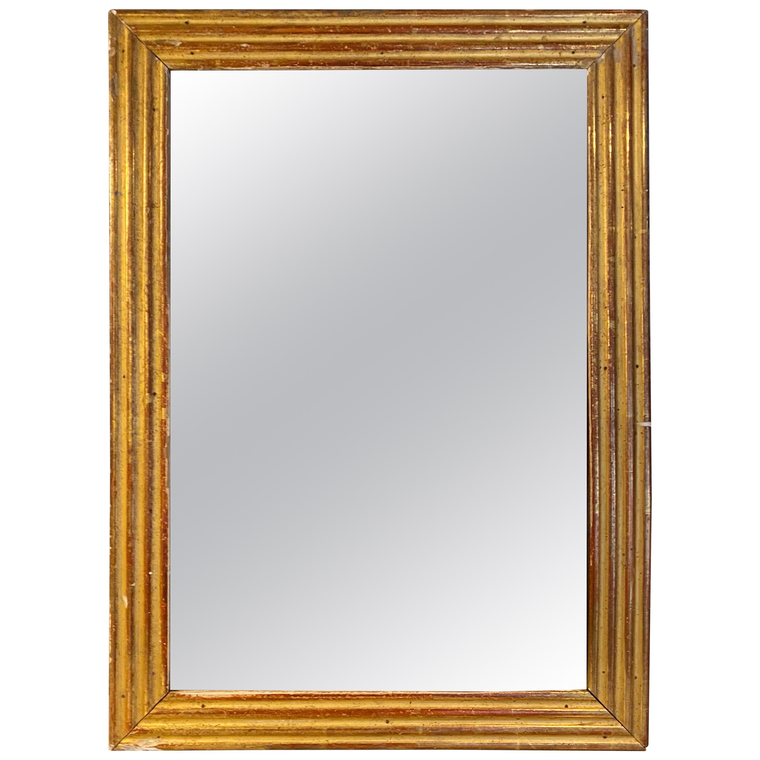 French Gold Gilt Bistro Mirror