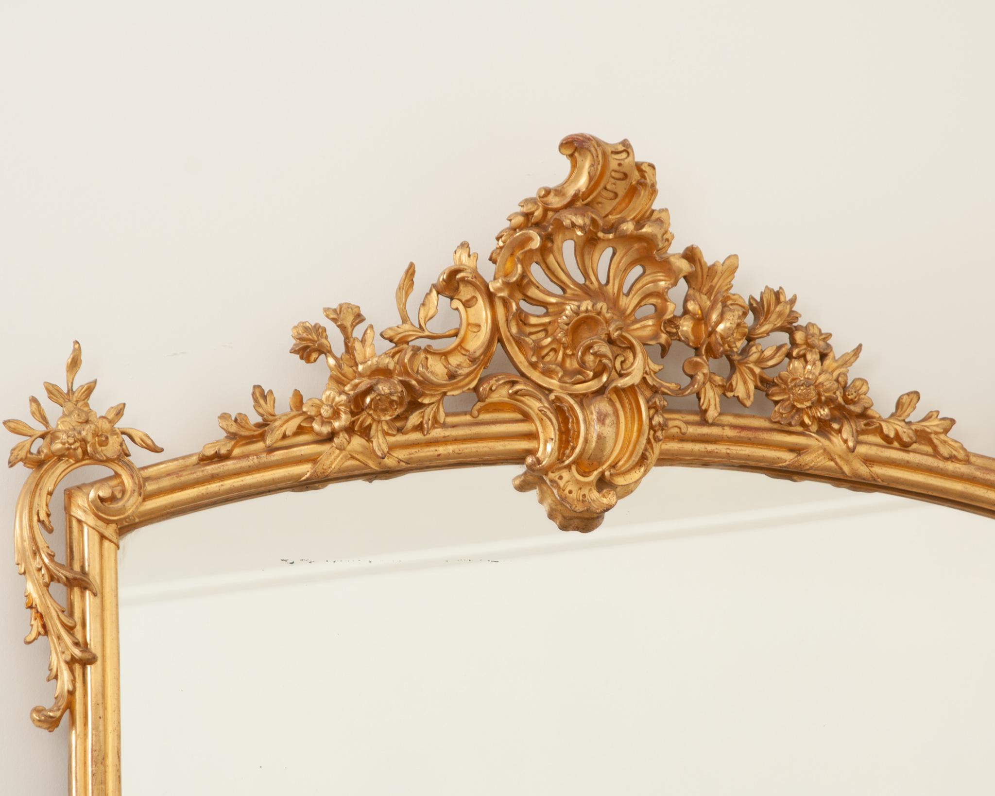 gold mirror mantle